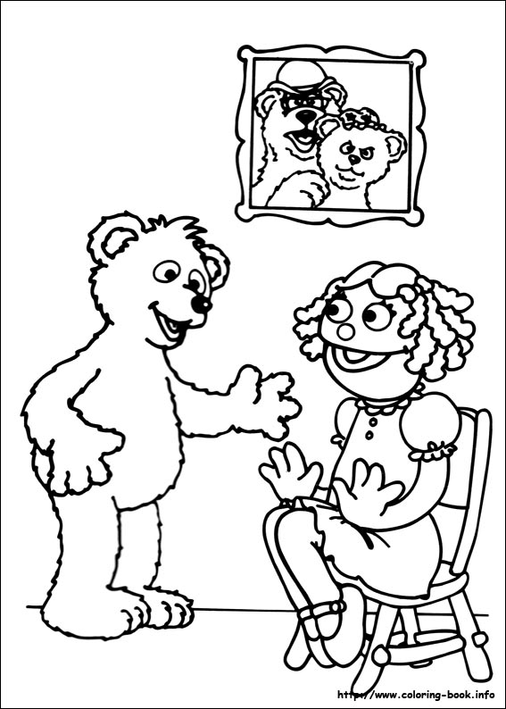 Sesame Street coloring picture